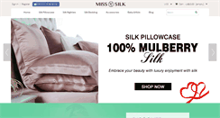 Desktop Screenshot of misssilk.com